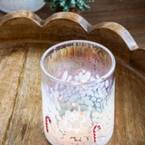4.5" Candy Cane Drink Glass