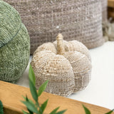 4.5" Pumpkin | Orange, Green, Mustard, Tan