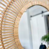 Bamboo Wall Mirror