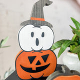12” Stacked Laser Jack-o-lantern