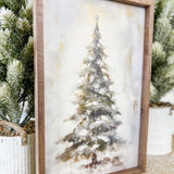 10 x 16" Pine Tree with Star