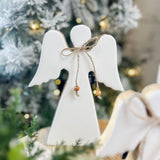 Wood Enamelware Angel