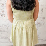 Sleeveless Smocked Dress