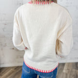 Tied up with a bow sweater top