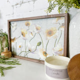 White And Bright Poppies - 16x10
