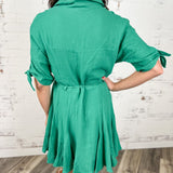 Flared Mini Dress