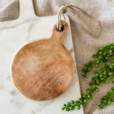 Round Small Wood Board