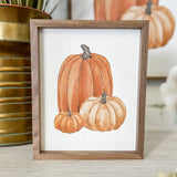 8x10" Pumpkin Trio Orange