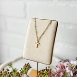 Dainty Cross Beaded Necklace