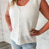 Sweet Stitch Button Vest
