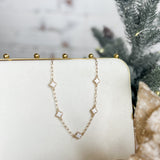 White Charm Necklace