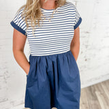 Stripe Skirt Dress