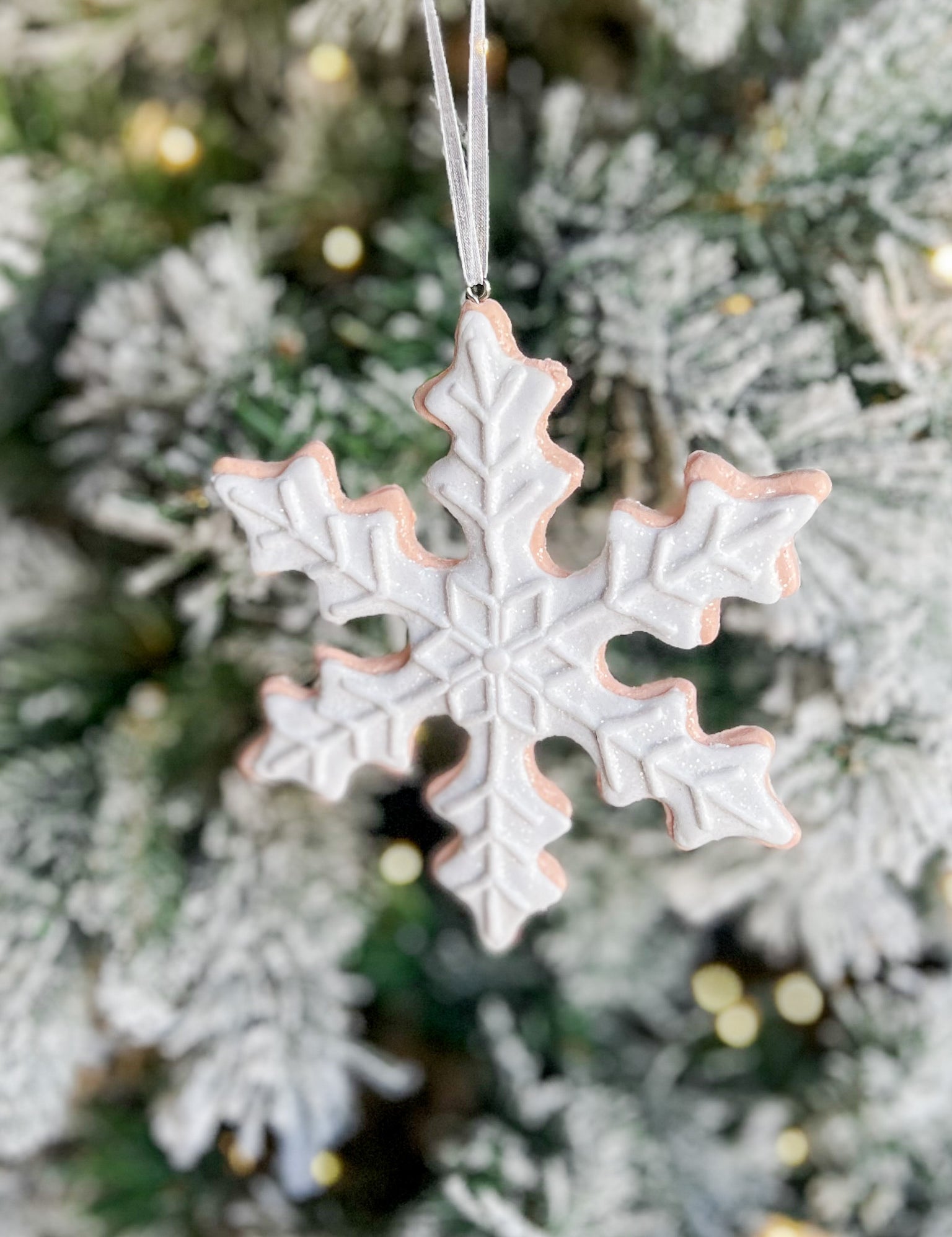 Snowflake Cookie Ornament