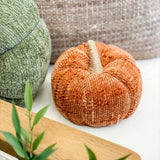 4.5" Pumpkin | Orange, Green, Mustard, Tan