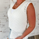 Sweet Stitch Button Vest