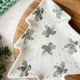 Stoneware Tree Shaped plate