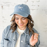 Denim Bow Cap