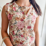 Falling for Florals Corduroy Top
