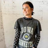ISU/Hawk Flutter Sleeve Tee