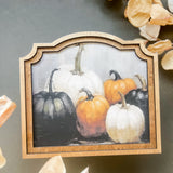 Provincial Halloween Pumpkins Framed Art