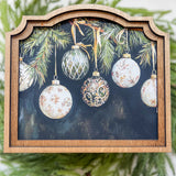 9 x 10" Provincial Ornaments Framed Art