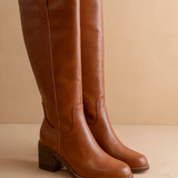 Harriet Tall Riding Boot – Cognac