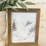 Winter Snowscape Frame | 9x11"