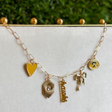 Hawkeyes Paperclip Charm Necklace