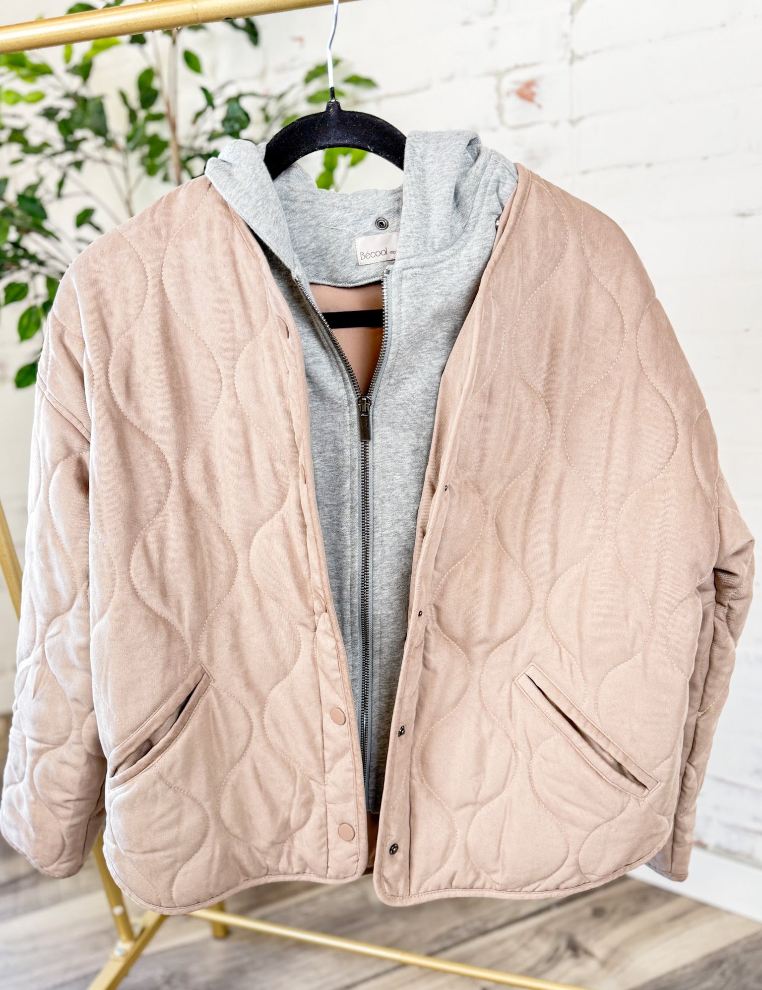 Quilted Button Up Jacket - FINAL SALE