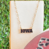 Hawkeyes Pave Necklace