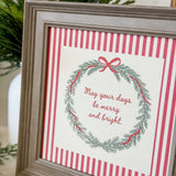 Merry And Bright | 9x9"