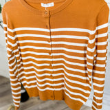 Stripe Sweater Cardigan - FINAL SALE