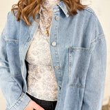 Vintage Bloom Mesh Top