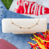Ames/Iowa Initial Necklace