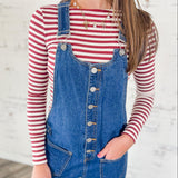 Candy Stripe Long Sleeve Top