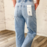 Weekend Ease Drawstring Denim Pants