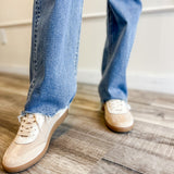 Throw-On-and-Go Light Wash Flare Jean