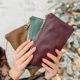 Chestnut Riley Wristlet