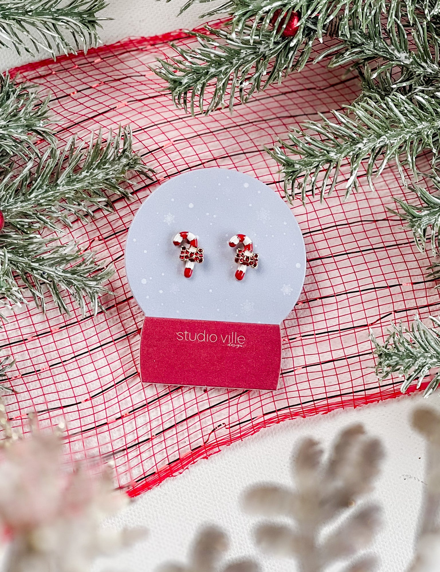 Festive Glitter Earrings