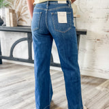 High Rise Patch Pocket Trouser Jeans