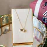 Iowa Football Charm Necklace