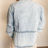 Two-Tone Denim Shacket