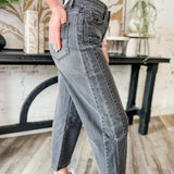 Super High Rise Cropped Wide Leg Jeans