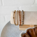 Brown Multi Stretch Bracelet