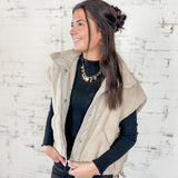 Sherpa & Quilted Vest