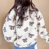 Cozy Bow Sherpa Half-Zip