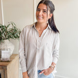 Pinstripe Perfection Button Down