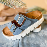 Coastal Comfort Double Buckle Sandals