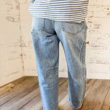Light Wash Barrel Jeans