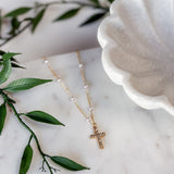 Faith & Pearl Necklace